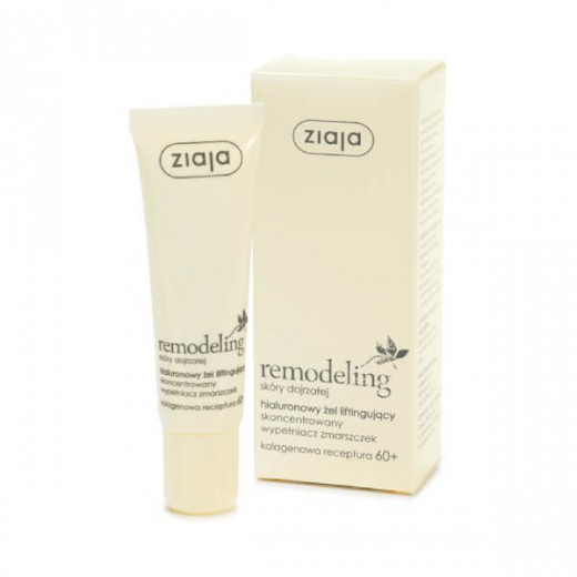 Ziaja Remodeling 60 +, hialuronowy żel liftingujący, 30 ml