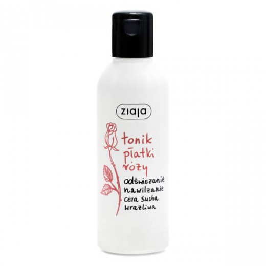 Ziaja, tonik, płatki róży, 200 ml