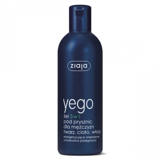 Ziaja Yego, żel 3w1 pod prysznic dla mężczyzn, 300 ml