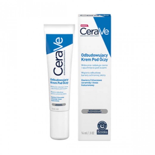 CeraVe, krem odbudowujący pod oczy, skóra normalna i sucha, 14 ml