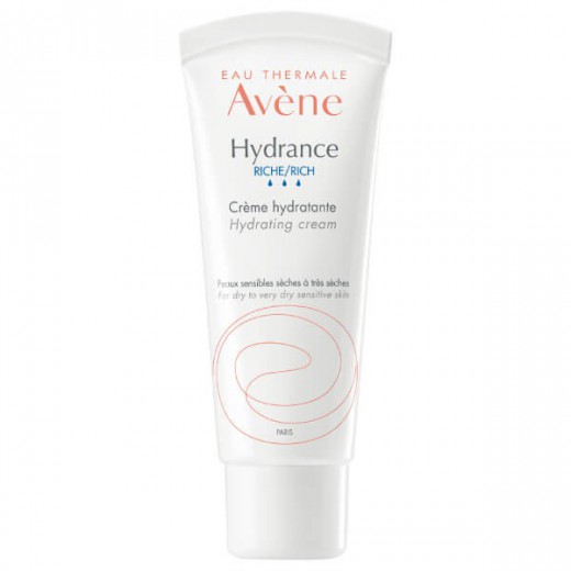 Avene Hydrance Riche, krem nawilżający o bogatej konsystencji, skóra wrażliwa, sucha i bardzo sucha, 40 ml
