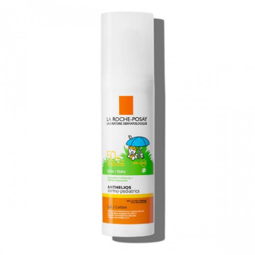 La Roche-Posay Anthelios Dermo-Pediatrics, ochronne mleczko do twarzy i ciała od 6 miesiąca, SPF50+, 50 ml
