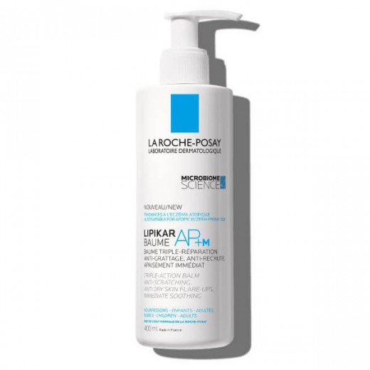 La Roche-Posay Lipikar Baume AP+M, balsam do ciała, skóra sucha i atopowa, od urodzenia, 400 ml