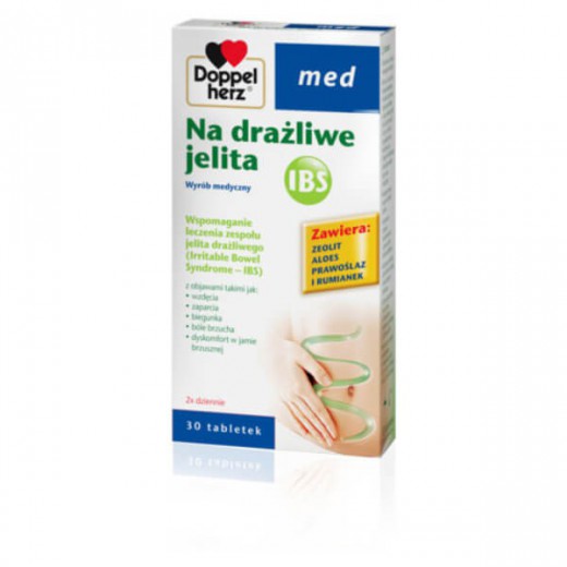 Doppelherz Med Na drażliwe jelita, 30 tabletek