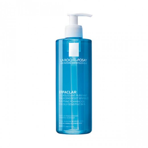 La Roche-Posay Effaclar, żel oczyszczający do skóry tłustej i wrażliwej, 400 ml