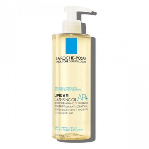 La Roche-Posay Lipikar AP+, olejek myjący uzupełniający poziom lipidów, przeciw podrażnieniom skóry, 400 ml