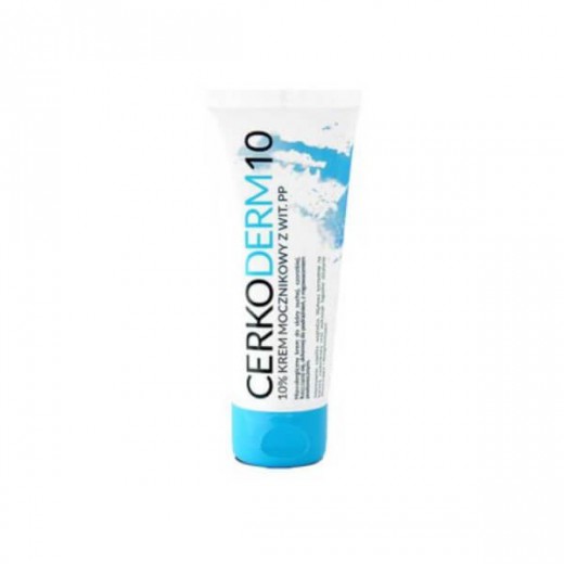 CERKODERM 10% krem mocznikowy z witaminą PP 75ml
