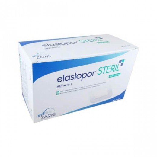 Opatrunek chirurgiczny Elastopor Steril, 6x10cm 50 sztuk