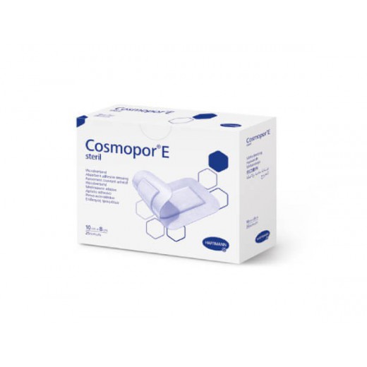 Cosmopor E, opatrunek na rany pooperacyjne, jałowy 10x8cm, 25 sztuk