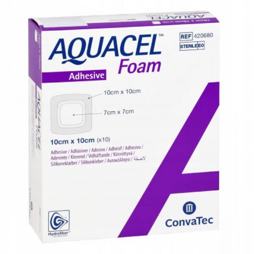Aquacel Ag Foam, opatrunek przylepny, 19,8 x 14 cm, 1szt.