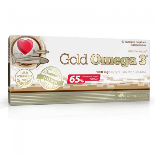 Olimp Gold Omega 3 1000 mg, 60 kapsułek miękkich