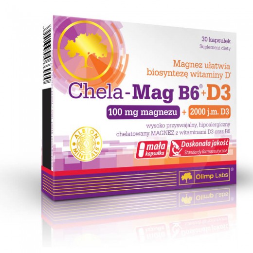 OLIMP Chela-Mag B6+D3, kapsułki, 30szt.