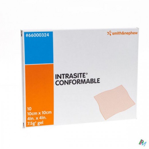 Intrasite Conformable, opatrunek hydrożelowy, 10x10cm (7,5g)