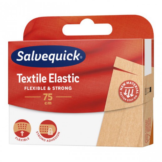 Plastry Salvequick, Tekstylne, do cięcia, 75 cm, 1 sztuka