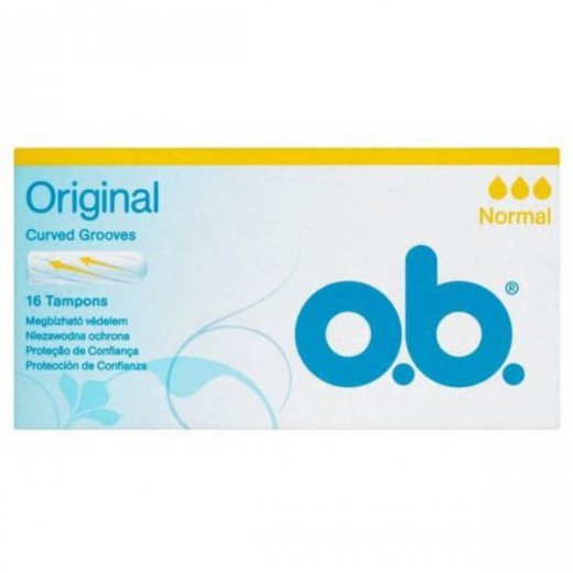 Tampony higieniczne O.B. original normal, 16 sztuk