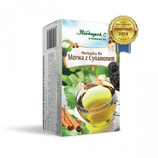 Herbapol Morwa z cynamonem, herbatka fix, 2 g x 20 saszetek
