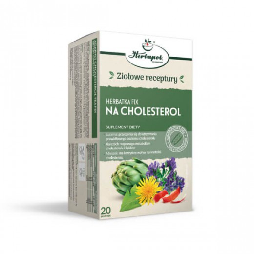 Herbapol Na Cholesterol, herbatka fix, 2 g x 20 saszetek