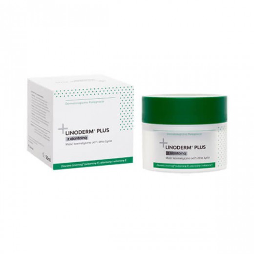 Linoderm Plus, maść kosmetyczna od 1 dnia życia z alantoiną, 50 ml