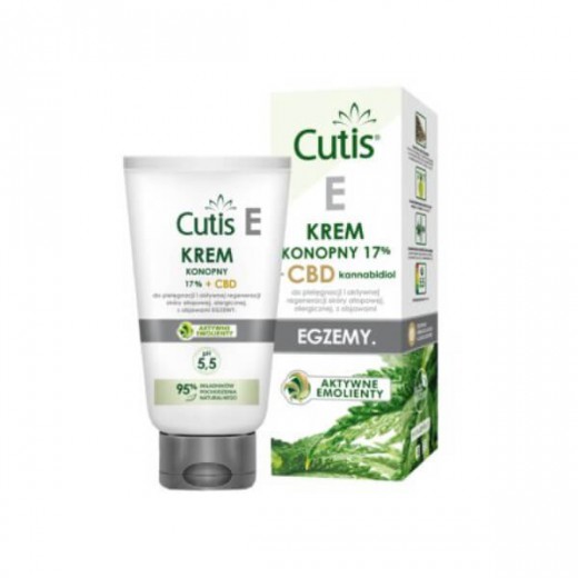 Cutis E-Egzema krem konopny 17% + CBD, 120ml