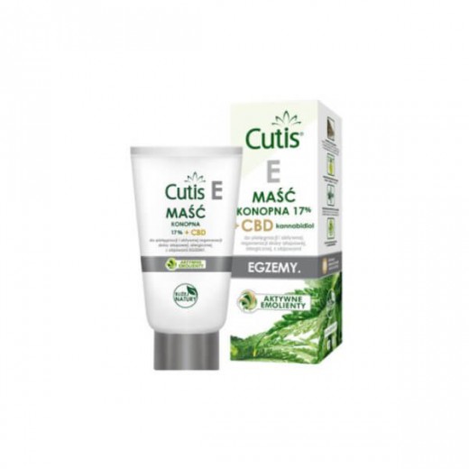 Cutis E Egzemy, maść konopna 17% + CBD kannabidiol, 120ml