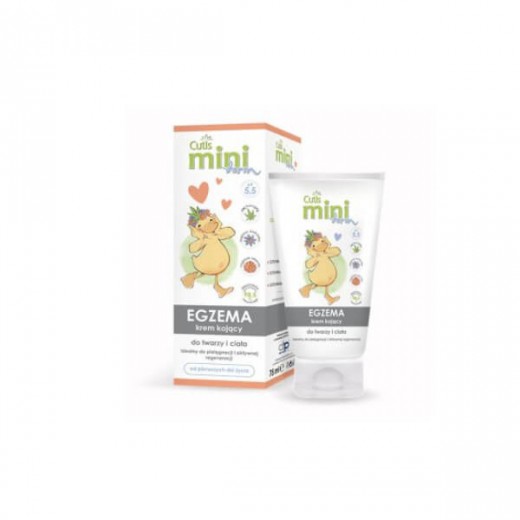 Cutis Mini Derm Egzema krem kojący do twarzy i ciała od pierwszych dni życia 75ml