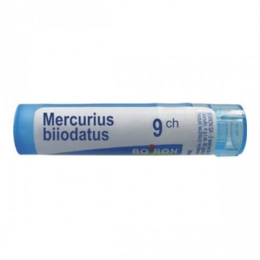 Boiron Mercurius biiodatus, 9 CH, granulki, 4 g