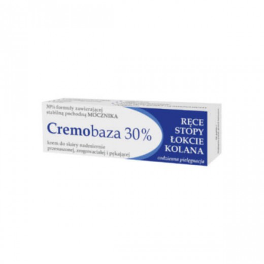 Cremobaza 30%, krem zmiękczający, skóra nadmiernie przesuszona, zrogowaciała i pękająca, 30 g