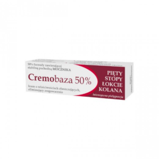 Cremobaza 50%, krem o właściwościach złuszczających eliminujący zrogowacenia, 30 g