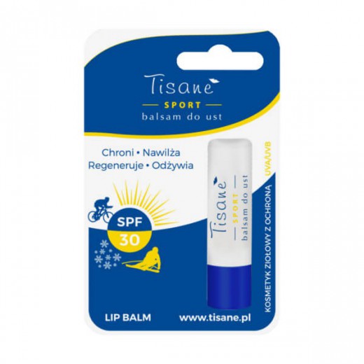 Tisane Sport, balsam do ust w sztyfcie, 4,3 g