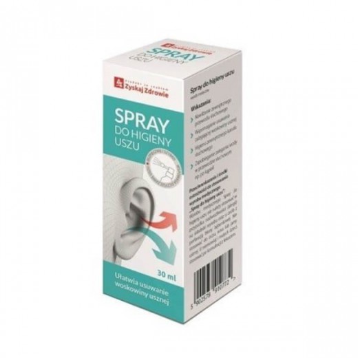 Spray Do Higieny Uszu w aeorozolu, Zyskaj Zdrowie, 30ml