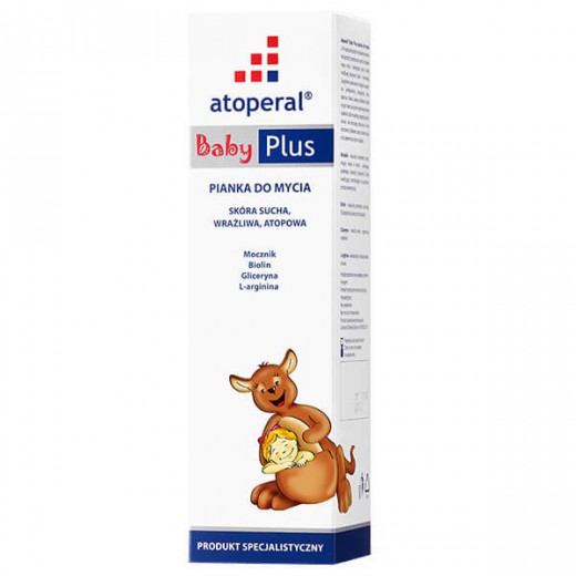Atoperal Baby Plus, pianka do mycia, skóra wrażliwa, sucha i atopowa, 200 ml