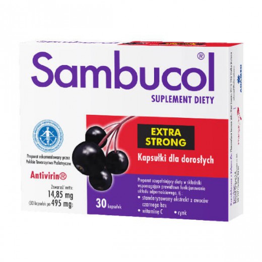 Sambucol Extra Strong, 30 kapsułek