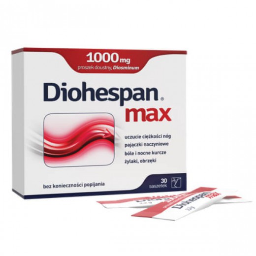 Diohespan Max 1000mg, proszek doustny, 30 saszetek