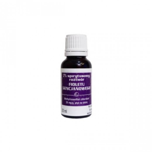 Fiolet gencjanowy 20mg 2% roztwór spirytusowy płyn 20ml