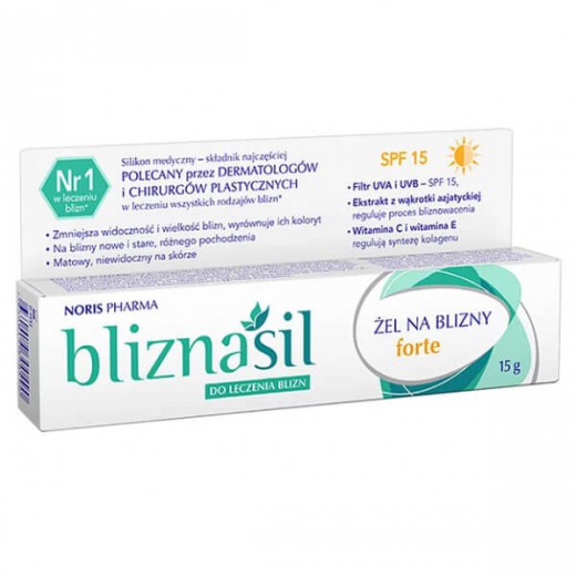 Bliznasil Forte, żel silikonowy na blizny, 15 g