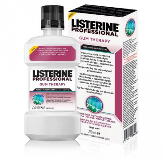 Listerine Professional, Gum Therapy, płyn do płukania ust, 250ml
