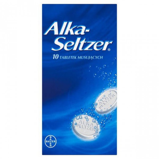 Alka-Seltzer 324 mg, 10 tabletek musujących (import równoległy Inpharm)
