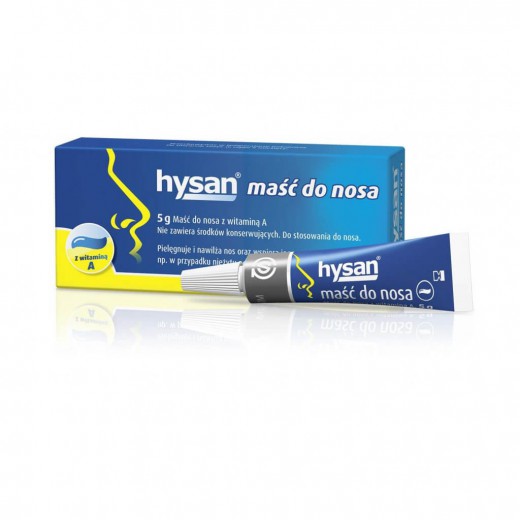 Hysan, maść do nosa z witaminą A, 5 g