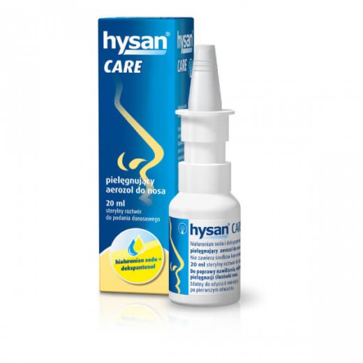 Hysan Care, pielęgnujący aerozol do nosa, 20 ml