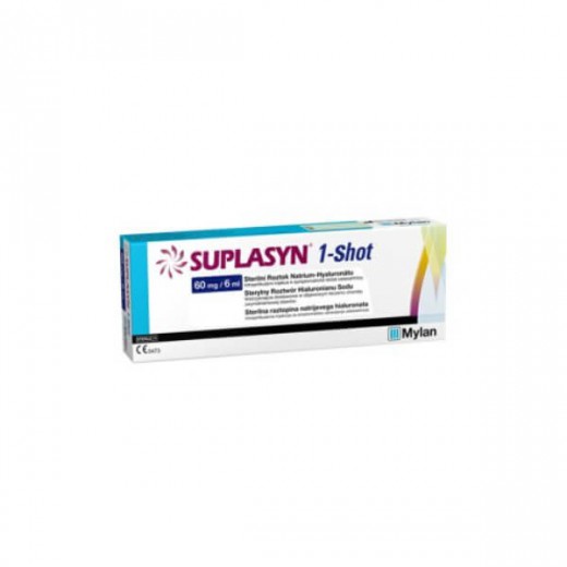 Suplasyn 1-Shot 60 mg 6 ml, roztwór do wstrzyknięć, 6mlx1 ampułkostrzykawka