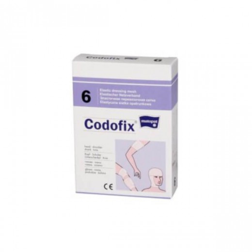 Matopat Codofix 6, elastyczna siatka opatrunkowa, niejałowa, 6 cm x 1 m, 1 sztuka