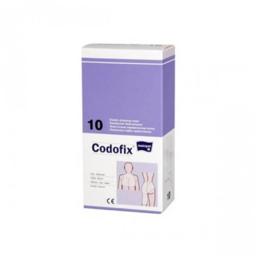 Matopat Codofix 10, elastyczna siatka opatrunkowa, niejałowa, 10 cm x 1 m, 1 sztuka