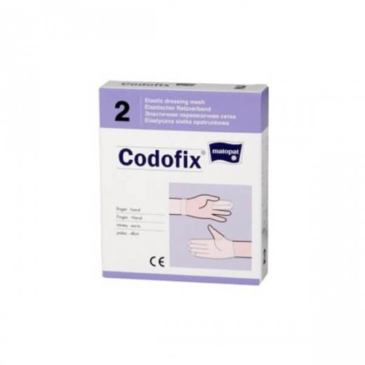 Matopat Codofix 2, elastyczna siatka opatrunkowa, niejałowa, 2 cm x 1 m, 1 sztuka