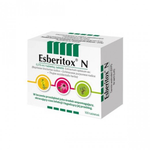 Esberitox N 10mg+7,5mg+2mg 100 tabletek