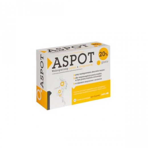 Aspot potas z magnezem 60 tabletek