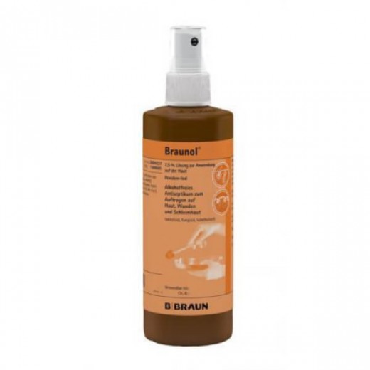 Braunol płyn 0,075 g/ml 250 ml (butelka)