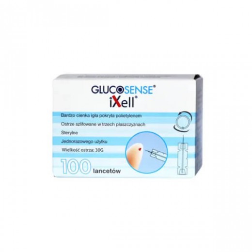 Lancety do nakłuwacza Glucosense, 100 sztuk