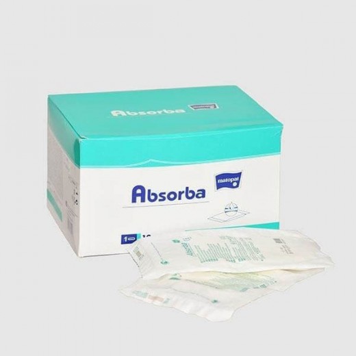 Kompresy wysokochłonne jałowe Absorba 10x20cm, 1 sztuka