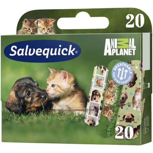 Plastry Salvequick, Animal Planet, 20 sztuk