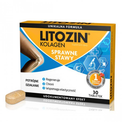 Litozin Kolagen, 30 tabletek